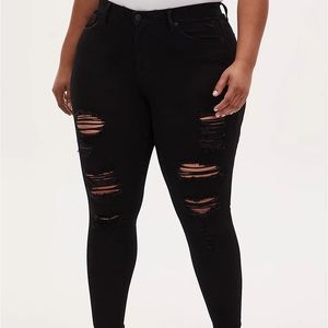 Torrid Sky High Skinny Jeans (Tall)
